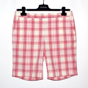 Talbots Pink Plaid Shorts